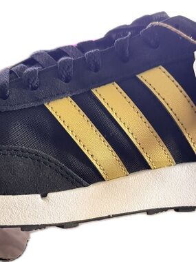 adidas RUN 60s 2.0 Black & Gold Shoe Box Label - US 8½